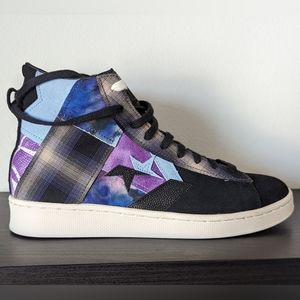 NEW Mens Converse x Chase The Drop KOJ PRO Leather Mid Black Purple Shoes